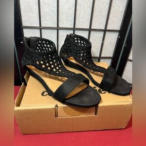 Black Comfortview The Harper Sandal Women’s Sz 11W